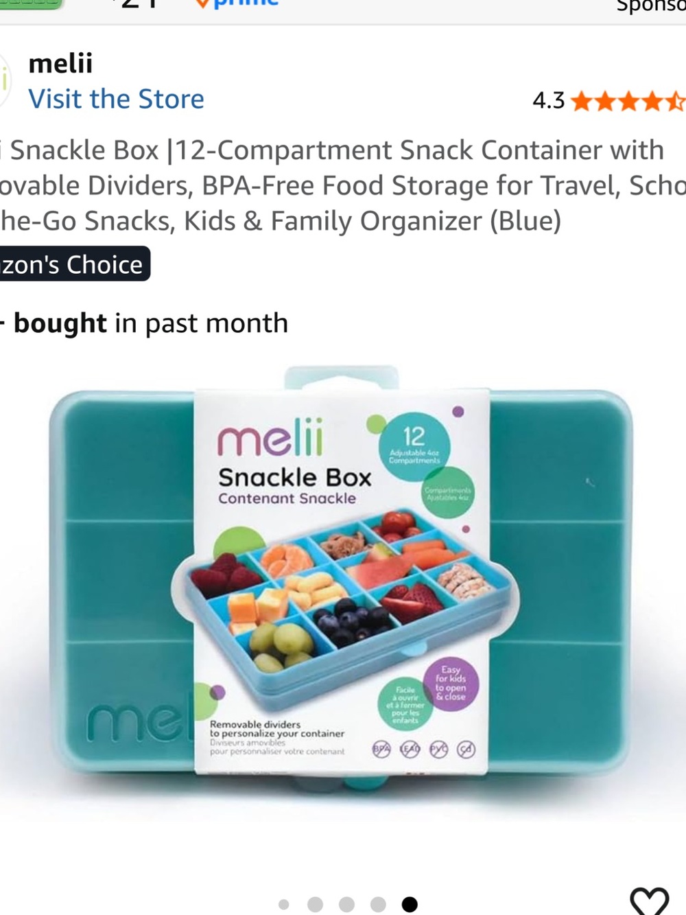 Melli Snackel Boxes Set of 2